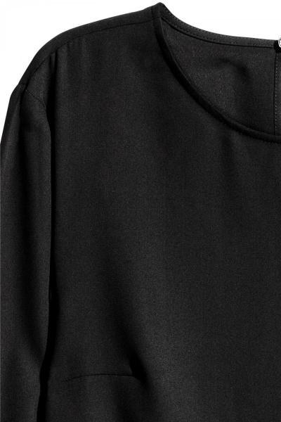 Фотография Long sleeve blouse H&M 0421249005 Black