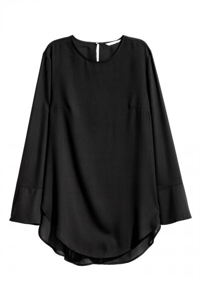 Фотография Long sleeve blouse H&M 0421249005 Black