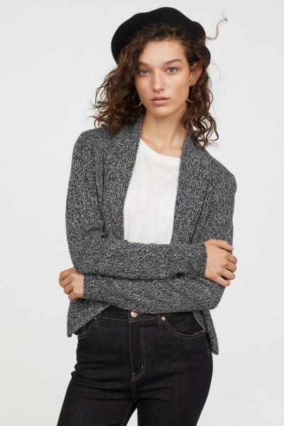 h&m shawl collar cardigan