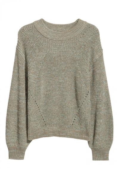 Фотография Knitted sweater H&M 0561261002 Green