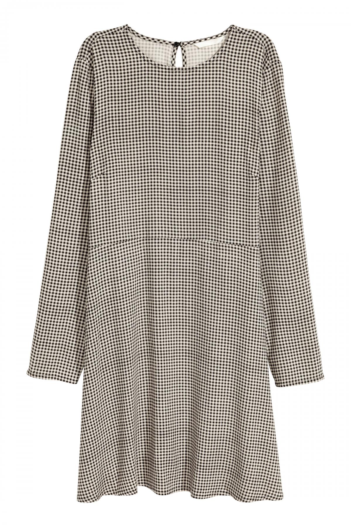 buy, dress, h&m, women's, 0444553003, gray, color, delivery price from 10.69 $