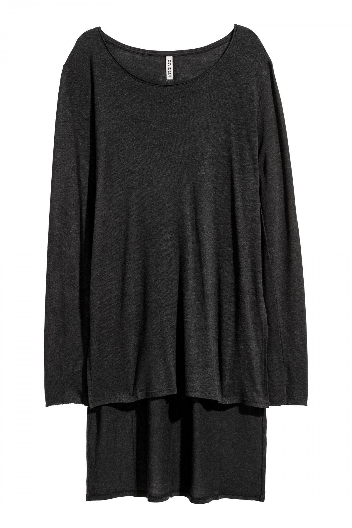 buy, long, top, h&m, women's, 0578129001, black, color, deliver price from 8.78 $