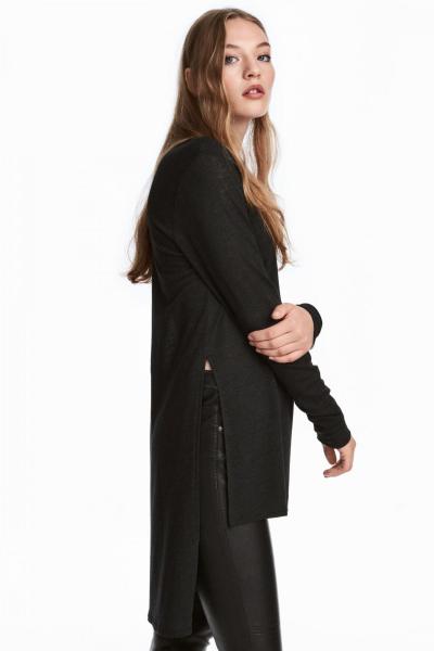 Фотография Long top H&M 0578129001 Black