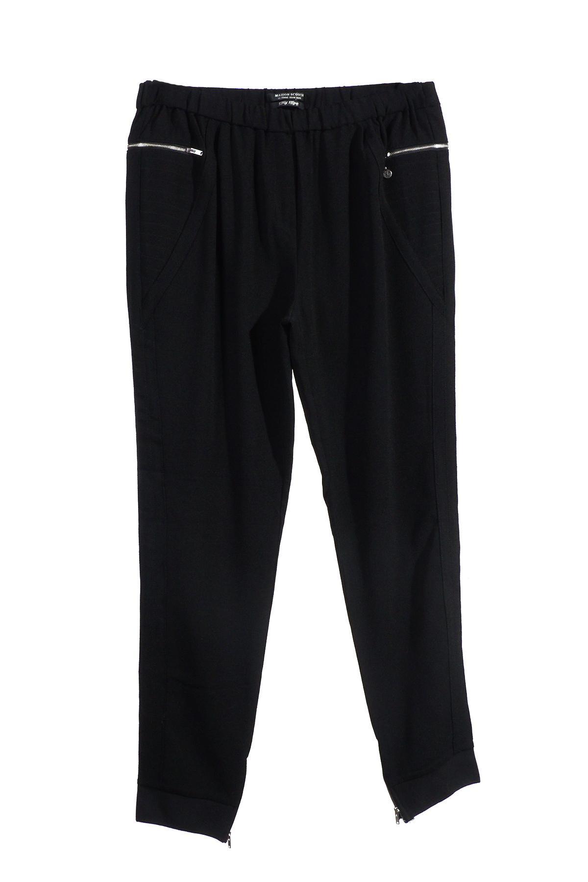 Купити, штани, maison, scotch, жіночі, 1424-09.83.780, чорного, коліру, київ, доставка, україна, вартістю від 1006 грн.