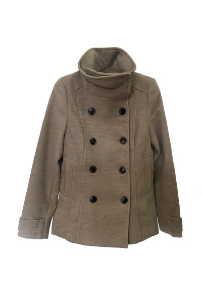 Фотография Double Breasted Short Coat H&M 0390162002 Brown