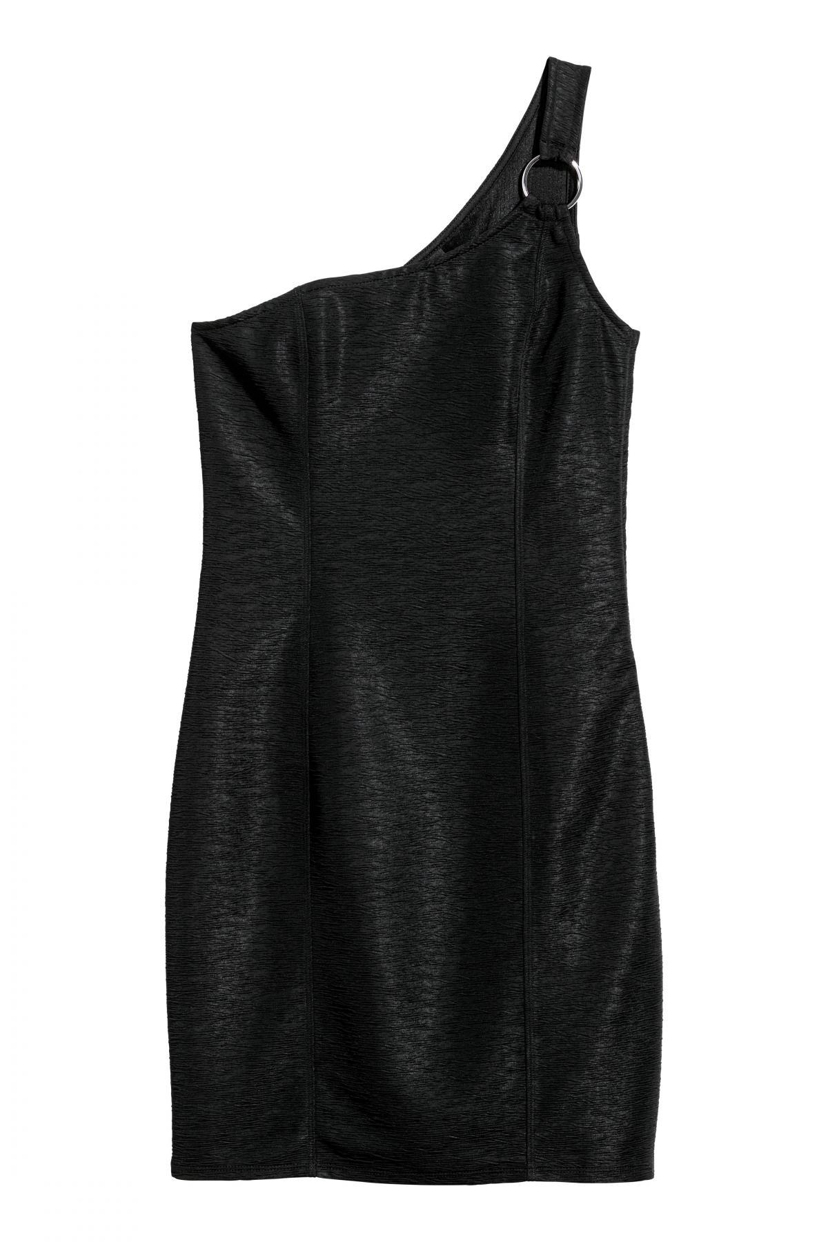 buy, dress, with, open, shoulder, h&m, women's, 0554892002, black, color, deliver price from 10.76 $